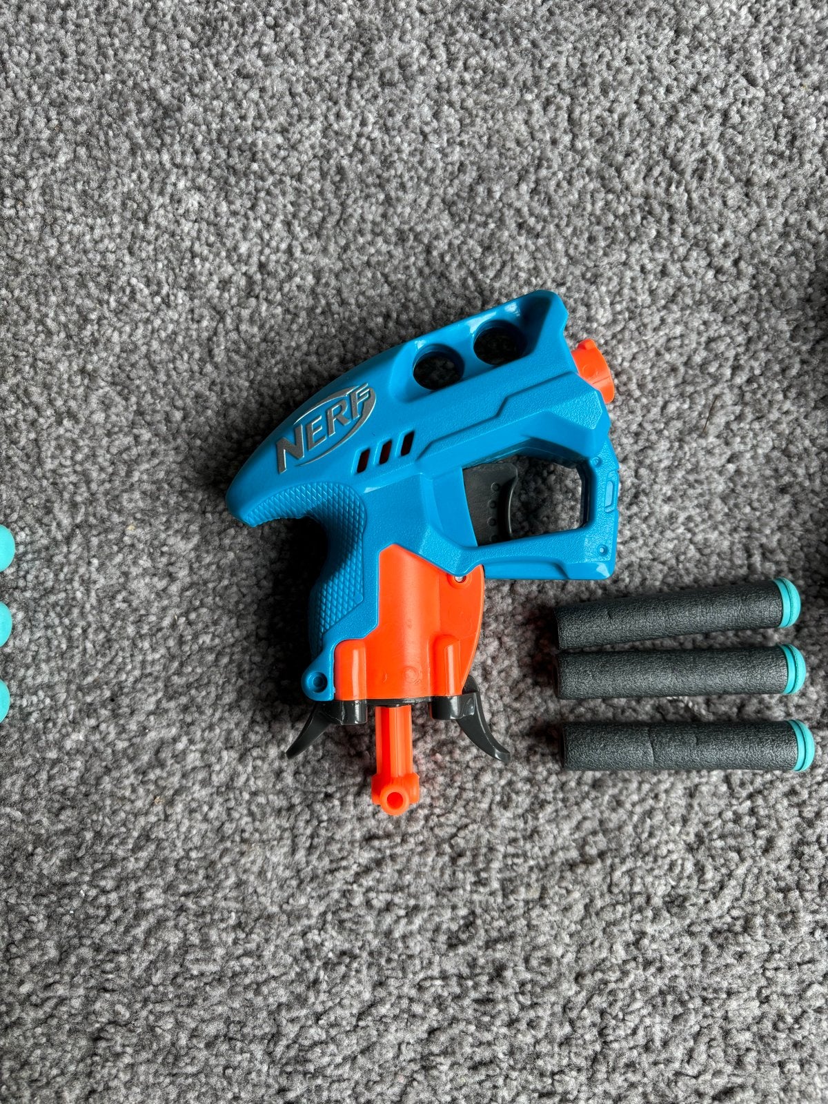 Nerf pistol blauw - Zo goed als nieuw, incl. 3 pijltjes, Ophalen of Verzenden, Zo goed als nieuw, Jongen of Meisje