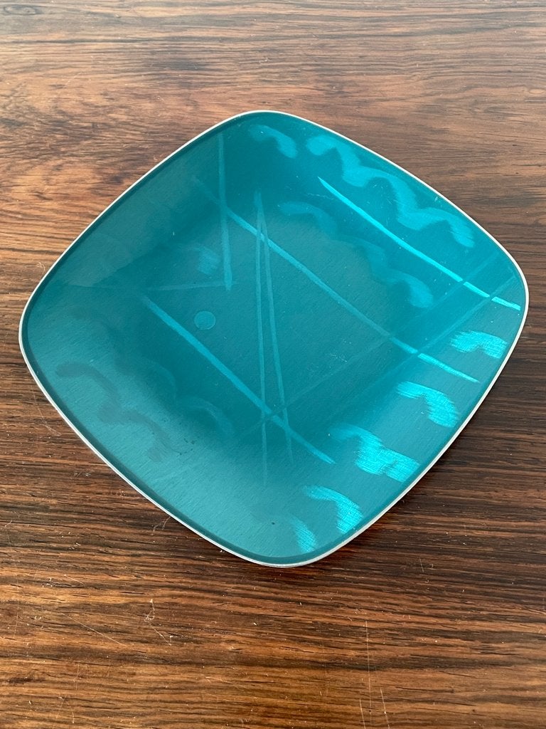 Vintage kleine geëmailleerde plaat van Cathrineholm Noorse, Antiek en Kunst, Ophalen of Verzenden