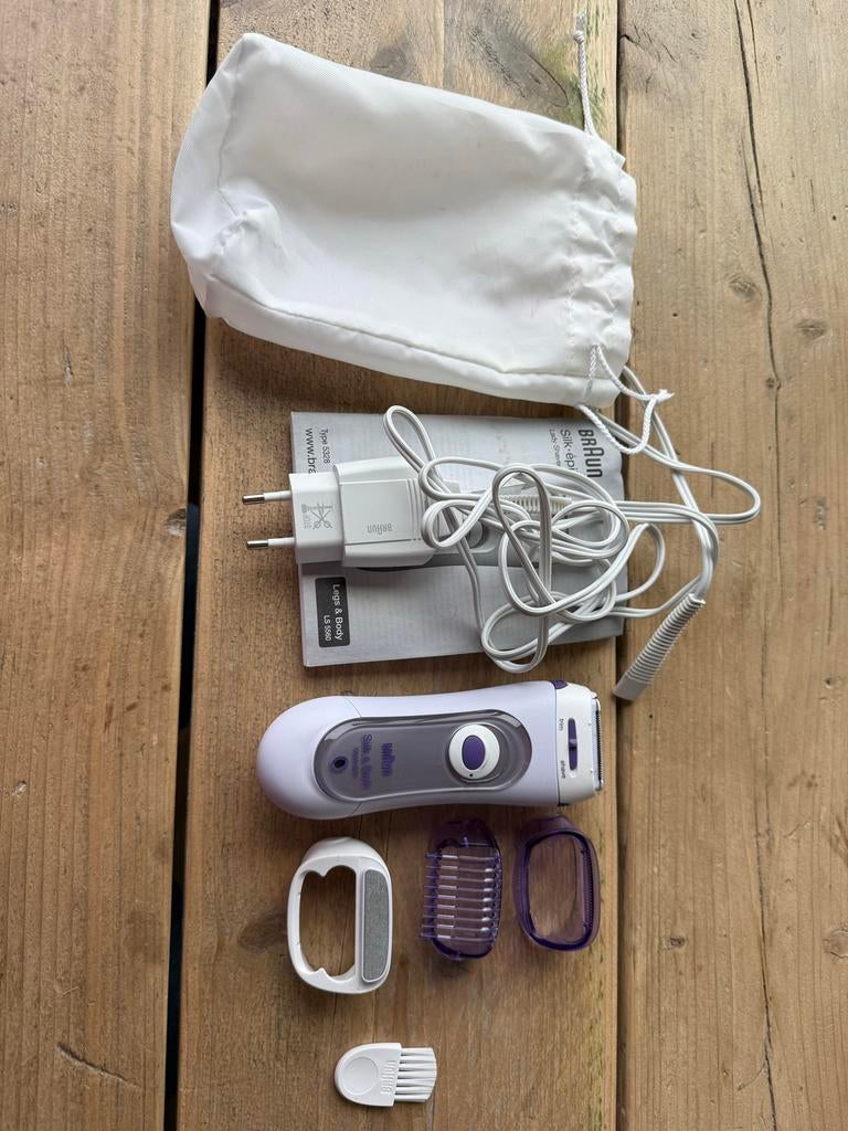 Braun Silk & Soft LS 5560 Ladyshaveerapparaat, Ophalen of Verzenden, Gebruikt, Scheren en Epileren