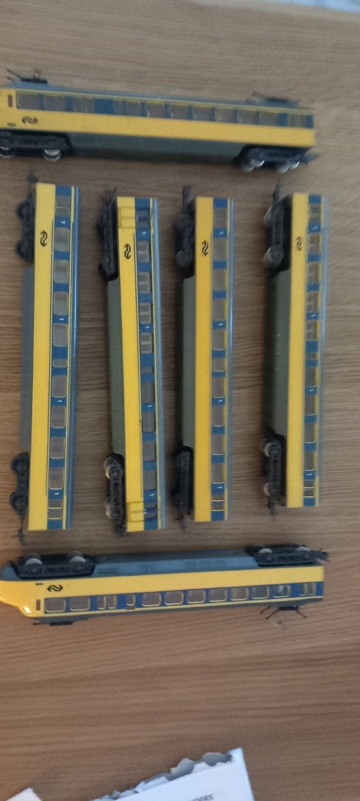 Te koop 40€  voor 6 delige ns set hondekop lima, Gelijkstroom, Verzenden, Analoog, Lima