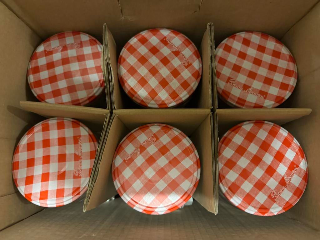 Bon Maman lege jam potten voor inmaak (diverse maten), Ophalen of Verzenden, Voorraadpot, Meerkleurig, Overige merken