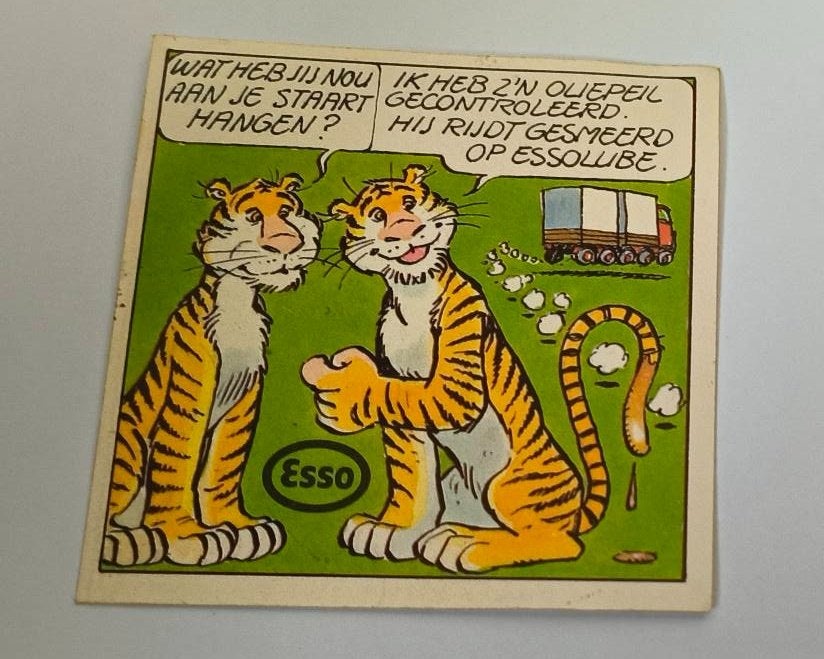 Sticker Essolube olie, Ophalen of Verzenden, Zo goed als nieuw, Merk
