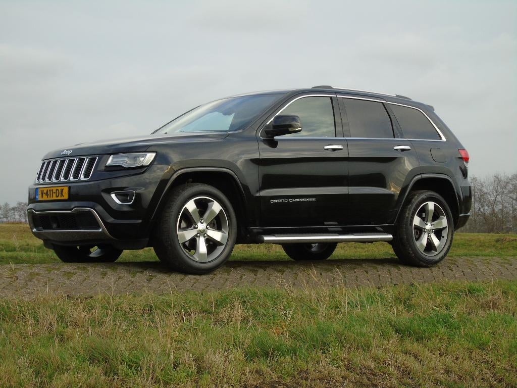 Jeep Grand Cherokee 3.0CRD Overland Grijs kenteken, Auto's, Euro 6, Bedrijf, Diesel, Vierwielaandrijving