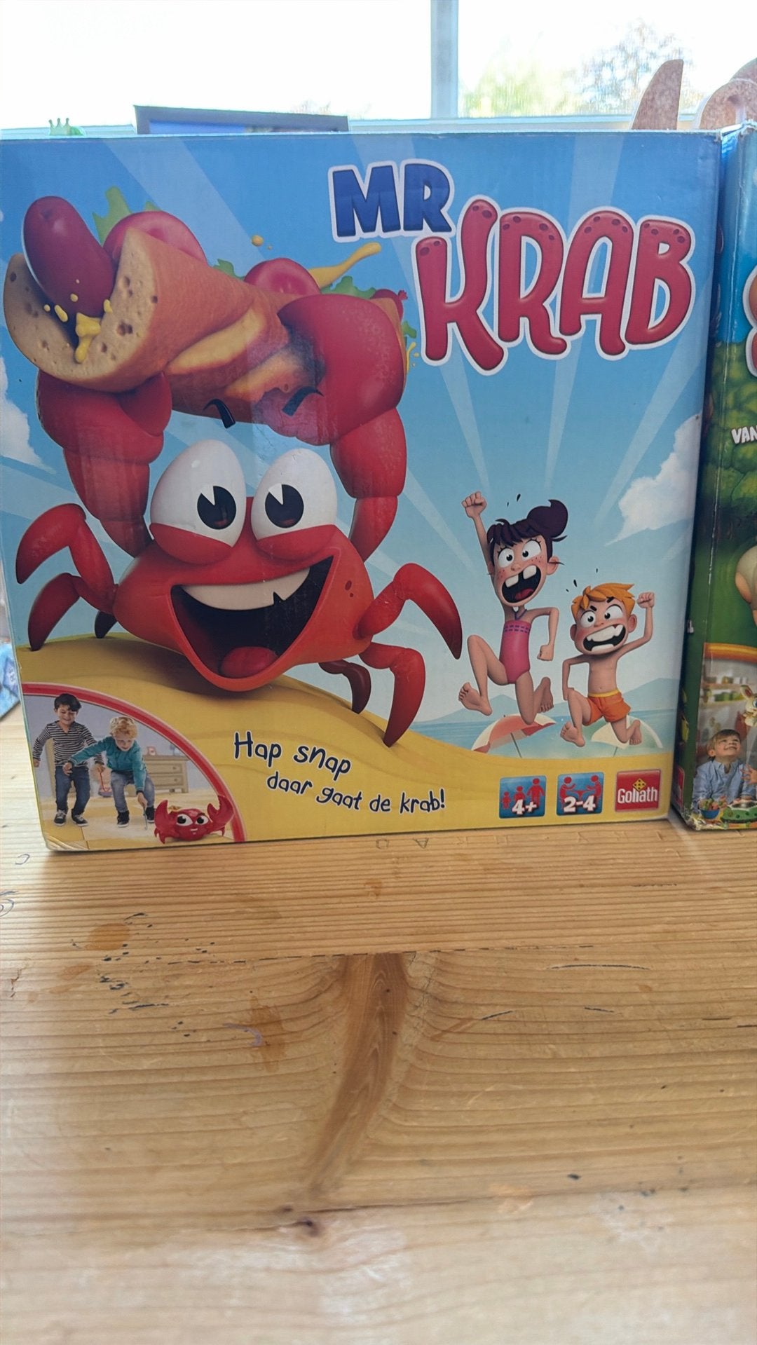 Kinder spel. Mr Krab, Drie of vier spelers, Ophalen, Gebruikt