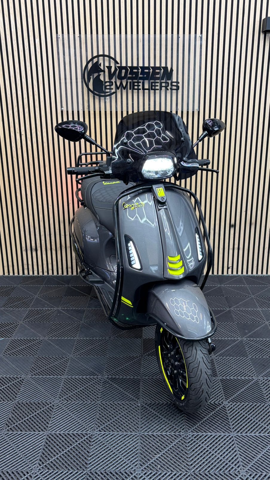 Vespa Sprint 80CC | Agaat Grey & Fluor Yellow | E5 | 6800KM, Fietsen en Brommers, Scooters | Vespa, Maximaal 45 km/u, Vespa S