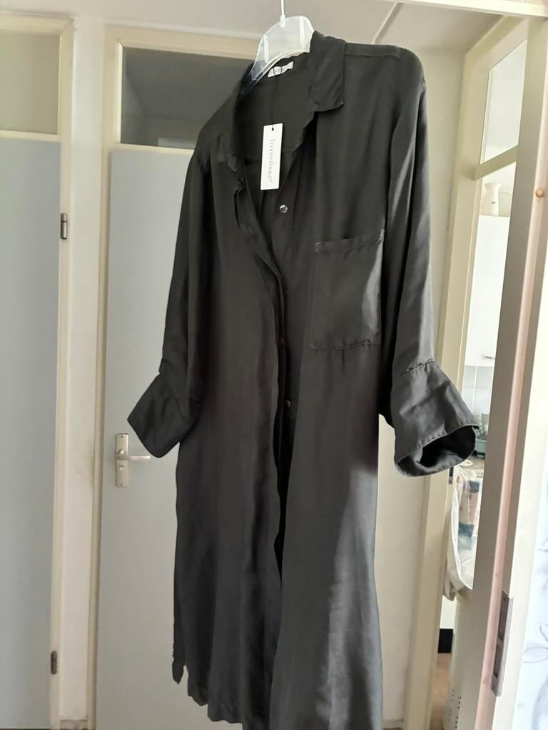 Trix&Rees blouse jurk ‘ Wolk ‘ XL. Groenig/atraciet, Ophalen of Verzenden, Nieuw, Maat 42/44 (L), Overige kleuren