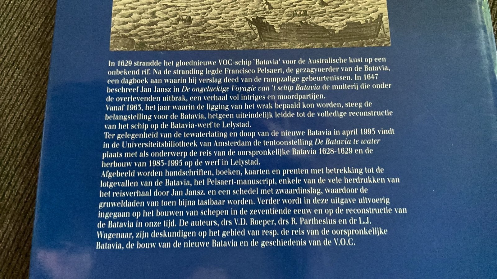 De Batavia Te Water - Schip Batavia Originele Reisgids, Ophalen of Verzenden, 17e en 18e eeuw, Zo goed als nieuw