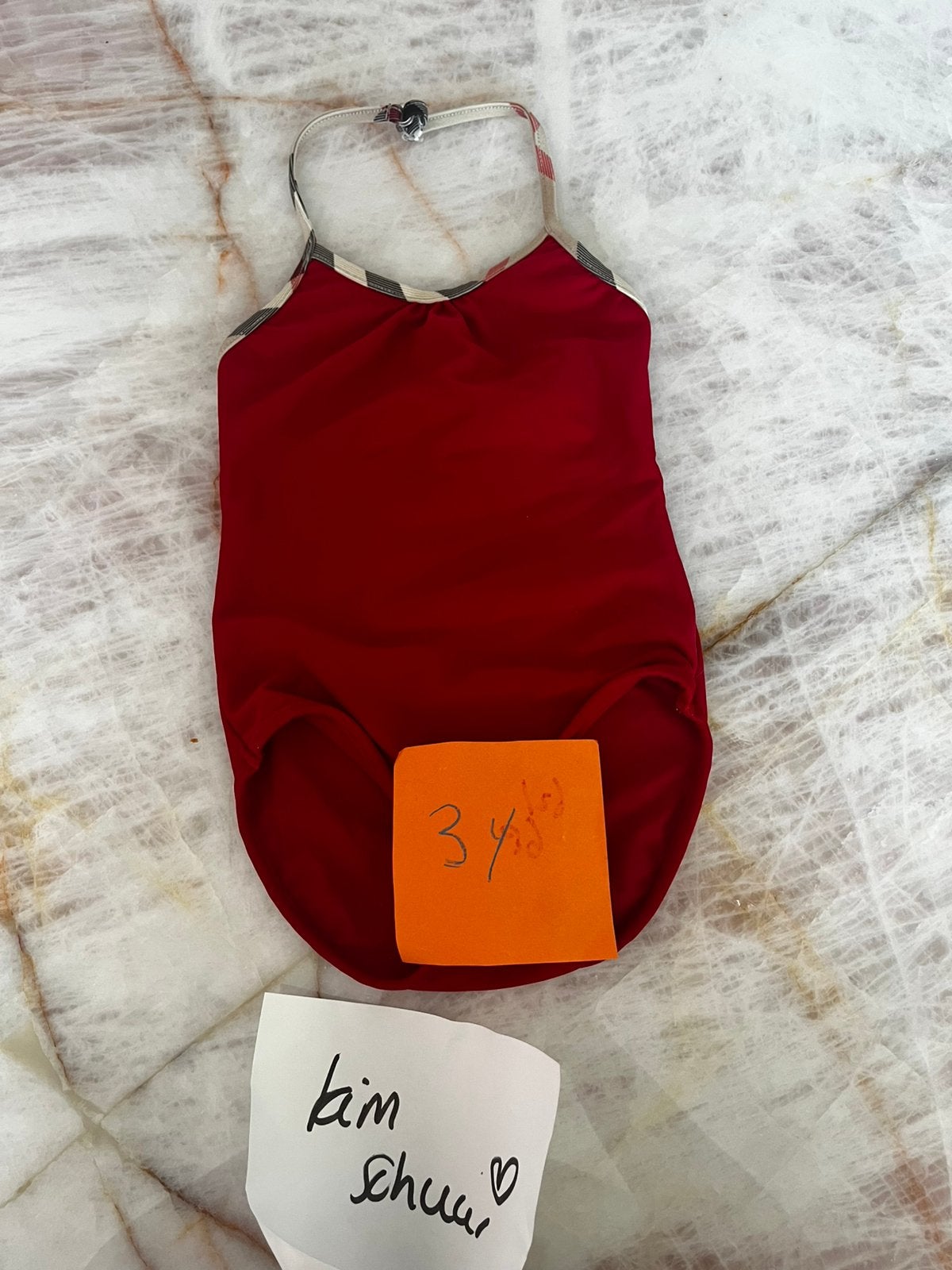Origineel badpakje burberry maat 92, Meisje, Ophalen of Verzenden, Zo goed als nieuw, Zwembroek