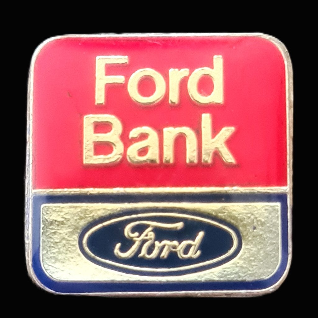 Ford Bank pin- grote letters, Verzenden, Nieuw, Transport, Speldje of Pin