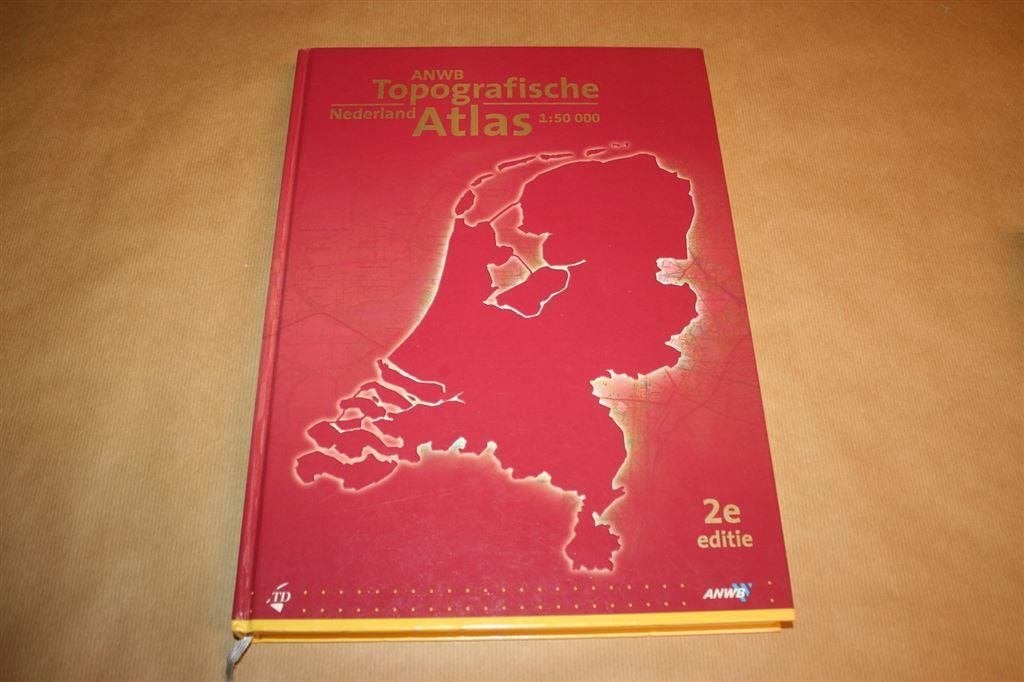 ANWB Topografische Atlas Nederland: 1:50.000, Boeken, Gelezen, Ophalen of Verzenden, Landkaart, 1800 tot 2000
