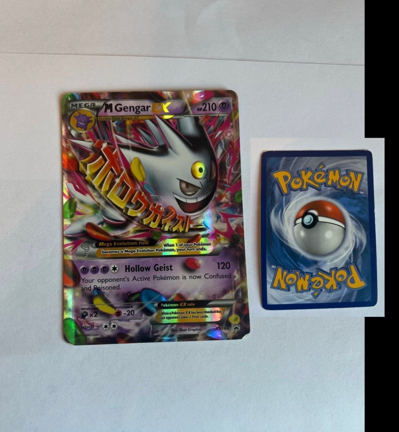 Pokemon kaarten collectie met Mega Gengar EX, Ophalen of Verzenden, Gebruikt, Meerdere kaarten, Foil