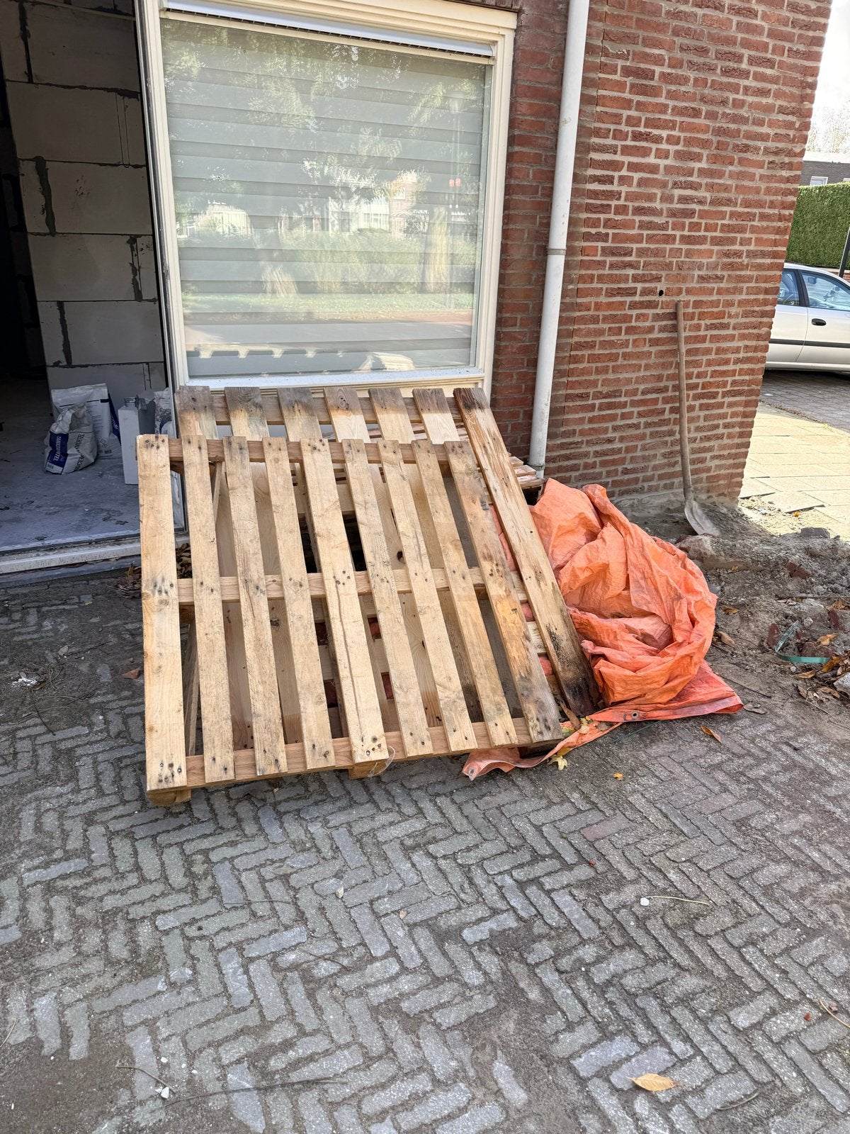 Gratis Pallets Ophalen in Barendrecht Meerwede, Ophalen, Gebruikt, Pallet