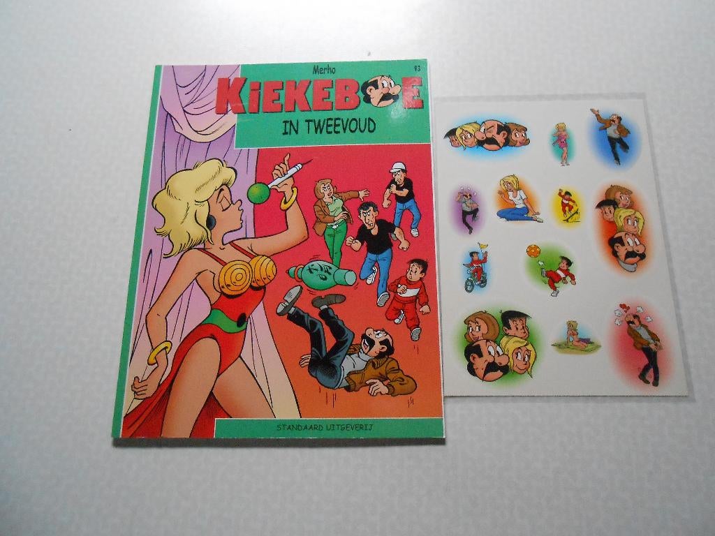 kiekeboe 93 In tweevoud 2002 1 ste druk met bijlage., Eén stripboek, Merho, Nieuw, Ophalen of Verzenden