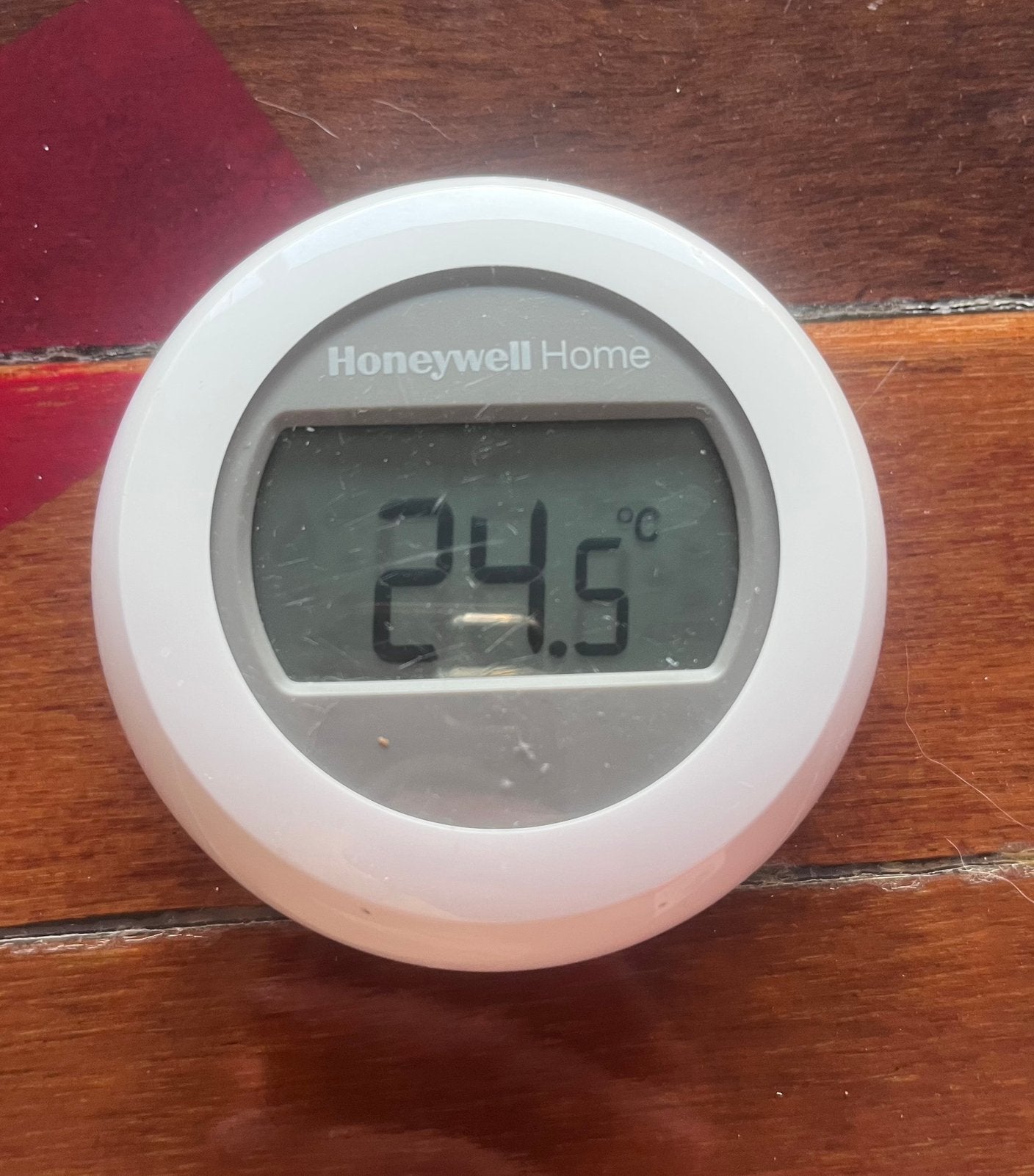 Honeywell home round kamerthermostaat, Doe-het-zelf en Verbouw, Thermostaten, Ophalen, Zo goed als nieuw