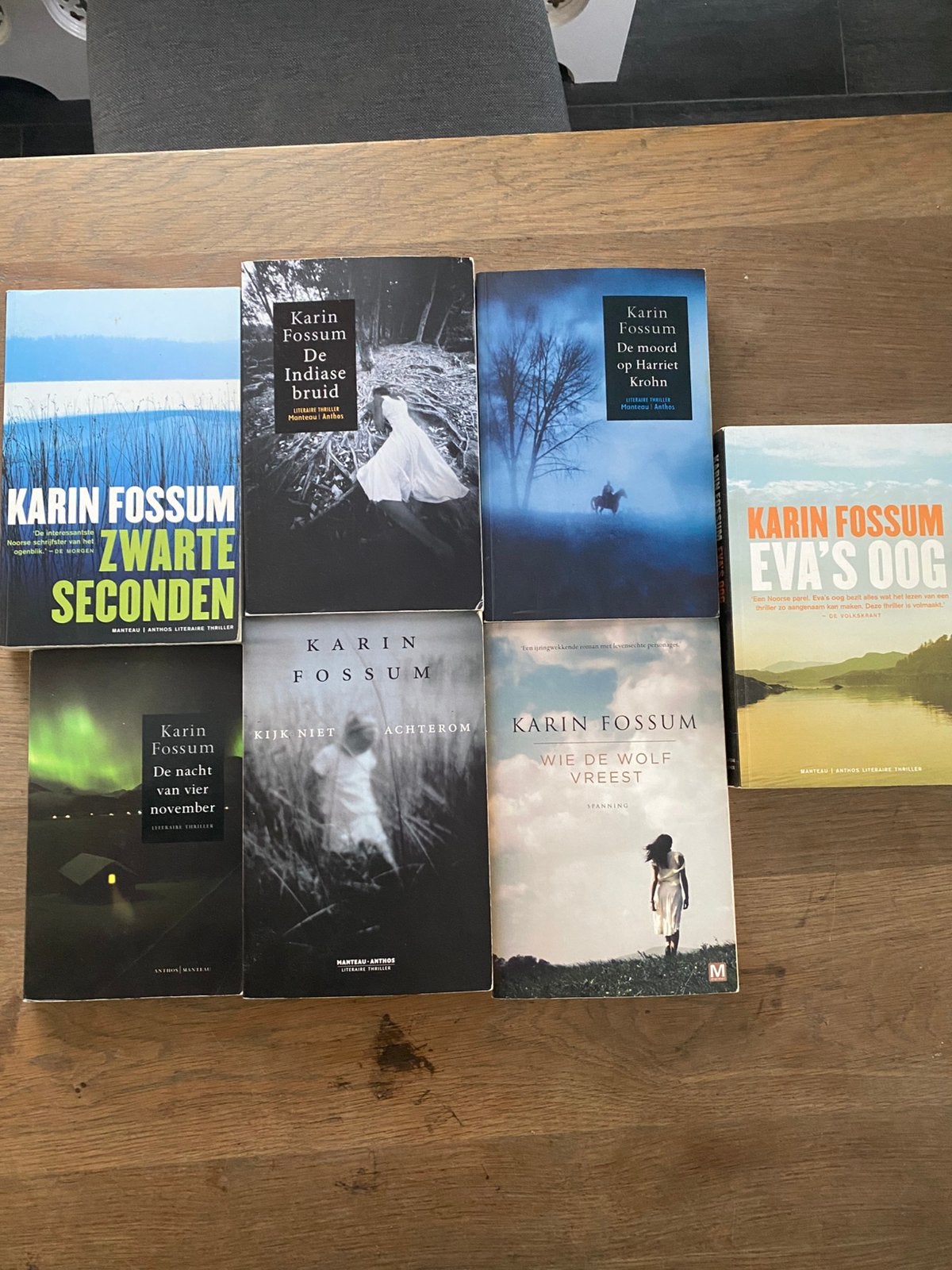 Karin Fossum, Boeken, Ophalen, Gelezen