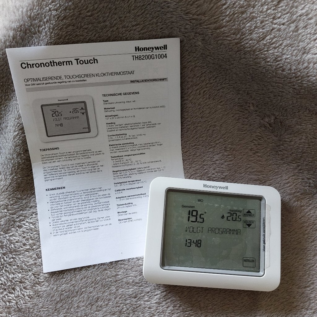 Honeywell Chronotherm Touch TH8200G1004 klokthermostaat, Ophalen of Verzenden, Slimme thermostaat, Nieuw