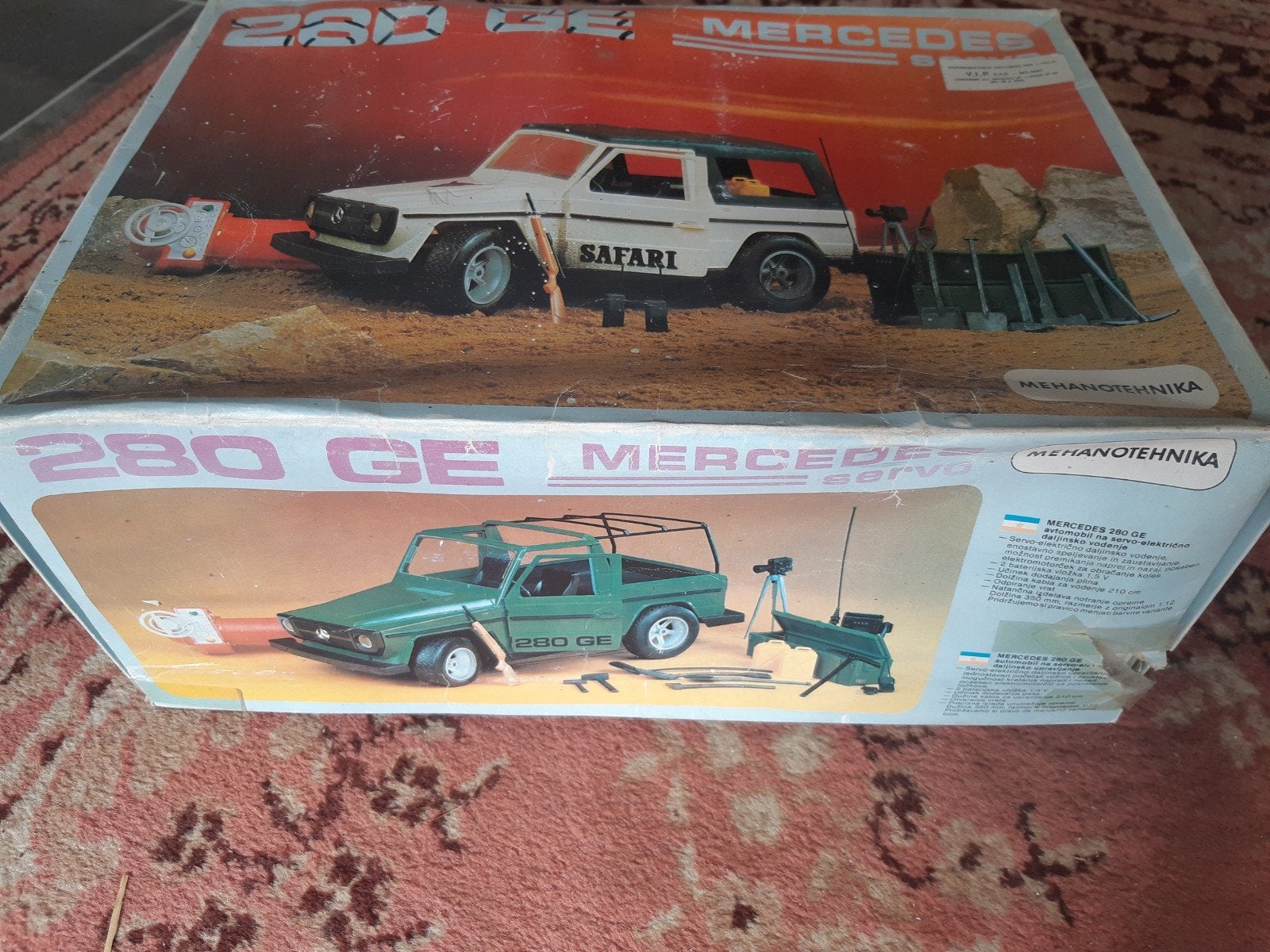 MB Mercedes Benz G Klasse jeep Retro afstandsbediening model, Ophalen of Verzenden