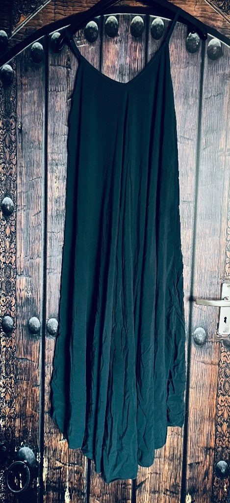 Mooie lange a-lijn jurk van soepele viscose 44/46 nu 22,99€, Kleding | Dames, Blauw, Maat 46/48 (XL) of groter, Ophalen of Verzenden