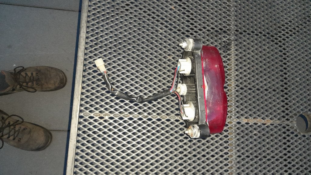 Kawasaki zx6r 1998  Koplamp en achterlicht en instrumentenbo, Ophalen of Verzenden