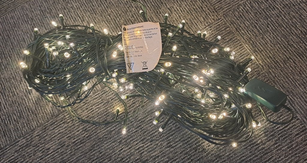 Kerstverlichting 200 led, 28 meter, -, -, Ophalen of Verzenden, Zo goed als nieuw