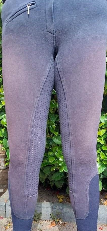 Rijbroek met antislip van ELT, Maat 42, donkerblauw, Dieren en Toebehoren, Paardrijkleding, Gebruikt, Ophalen of Verzenden, Dames
