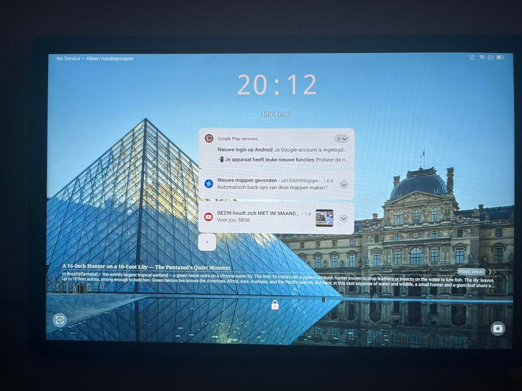 Blackview mega 8 tablet, Ophalen, Zo goed als nieuw, Wi-Fi en Mobiel internet