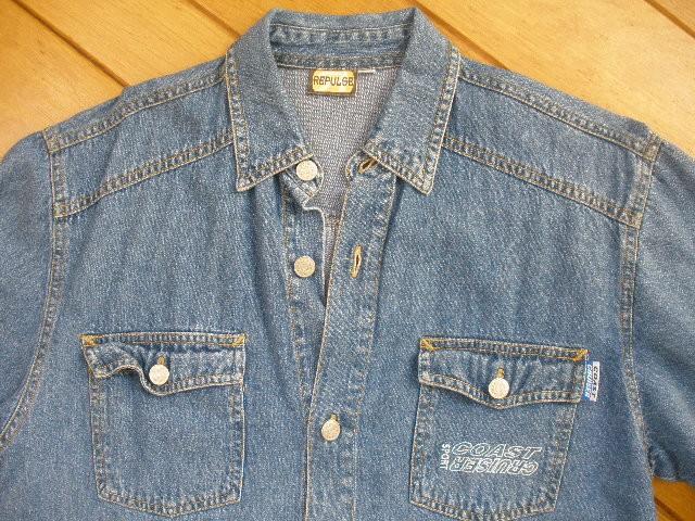 REPULSE spijkerbloes blauw maat 152 - 158, Kinderen en Baby's, Kinderkleding | Maat 152, Repulse, Meisje, Ophalen of Verzenden