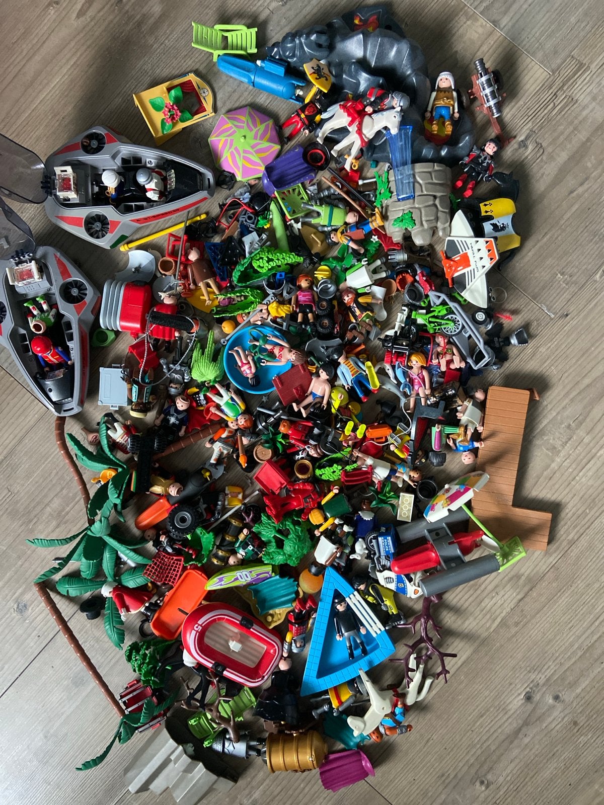 Grote Playmobil collectie: boten, figuren en accessoires, Ophalen, Gebruikt, Jongen of Meisje