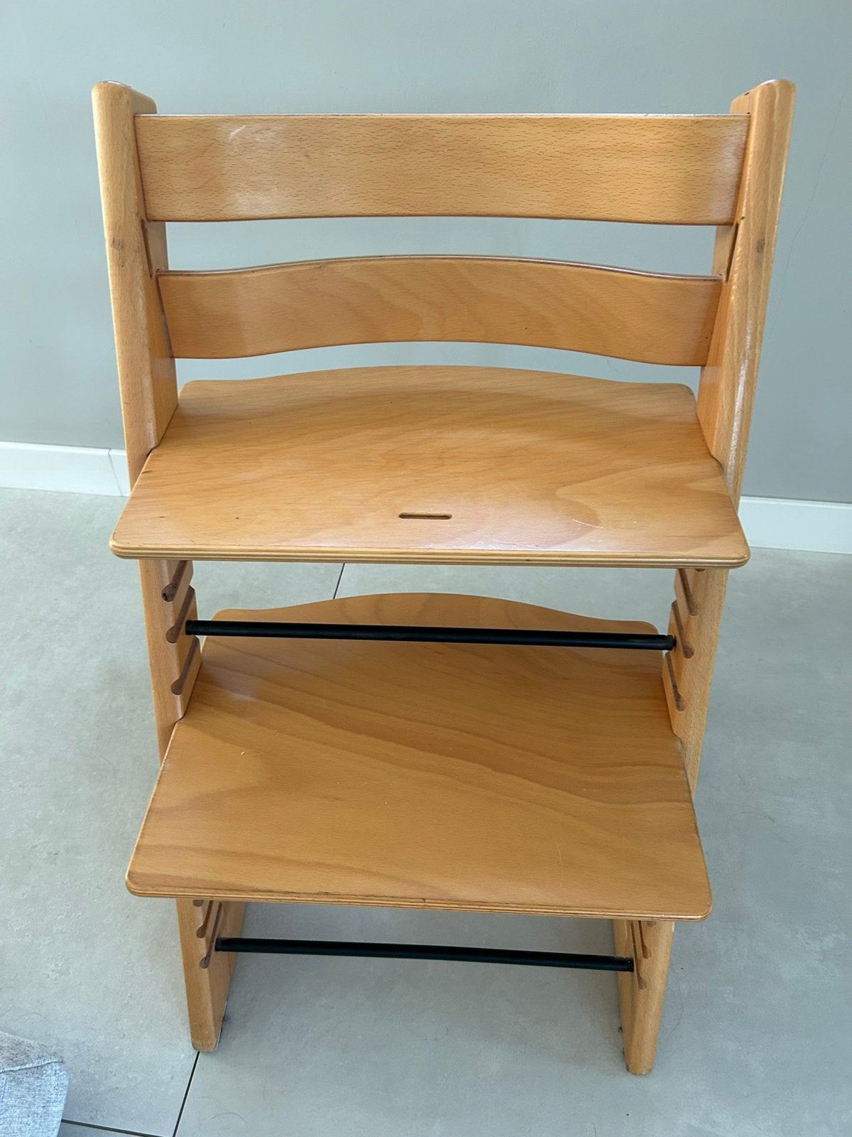 Stokke tripp trapp kinderstoel naturel eiken, Ophalen, Zo goed als nieuw, Meegroeistoel
