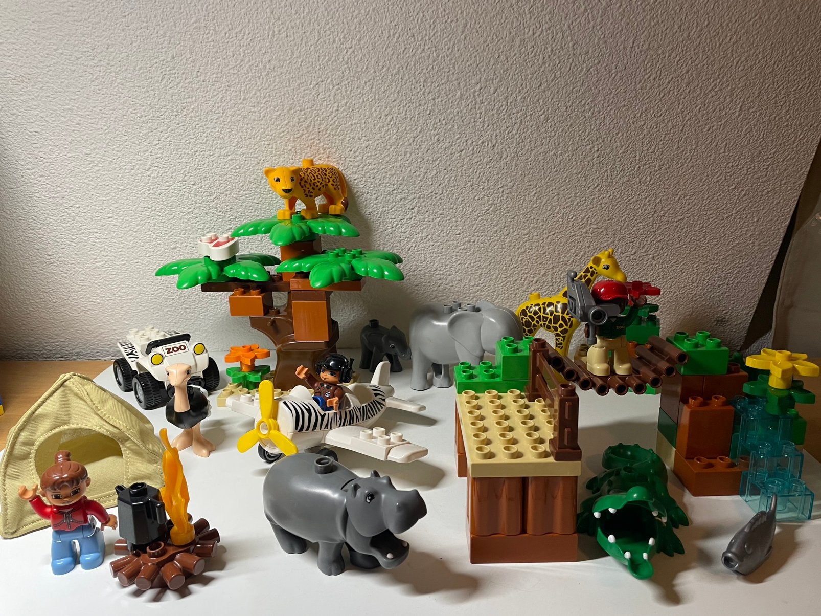 Duplo 6156 Safari, Kinderen en Baby's, Speelgoed | Duplo en Lego, Ophalen of Verzenden, Zo goed als nieuw, Compleet, Duplo