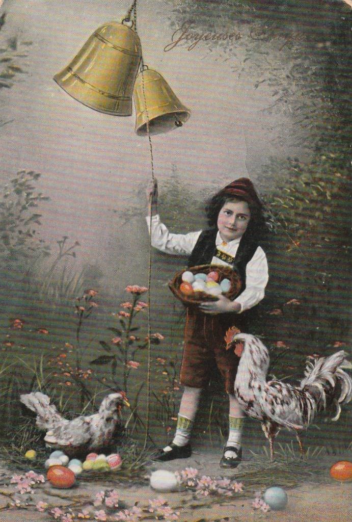 paaskaart, Verzenden, Voor 1920, Sterren en Beroemdheden
