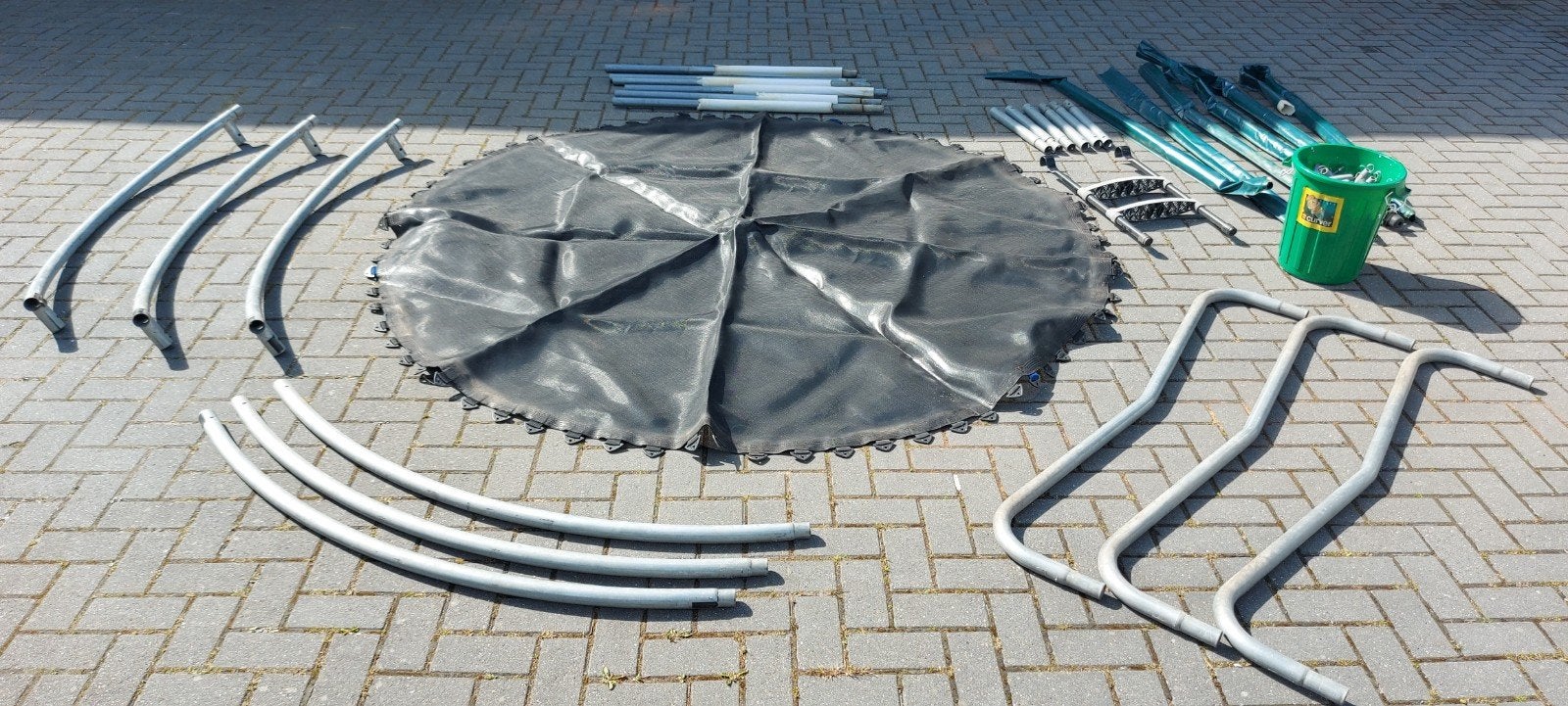 Avyna Trampoline 3m - Goede staat, net te vervangen, Kinderen en Baby's, Speelgoed | Buiten | Trampolines, Ophalen, Gebruikt