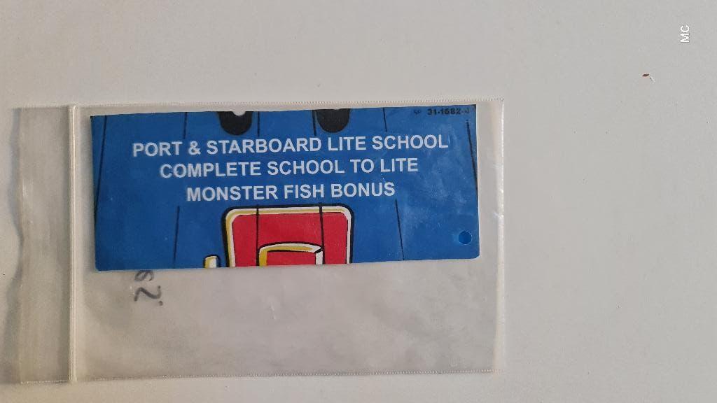 fish tales pinball decals, Ophalen of Verzenden, Williams, Dot-matrix, Nieuw