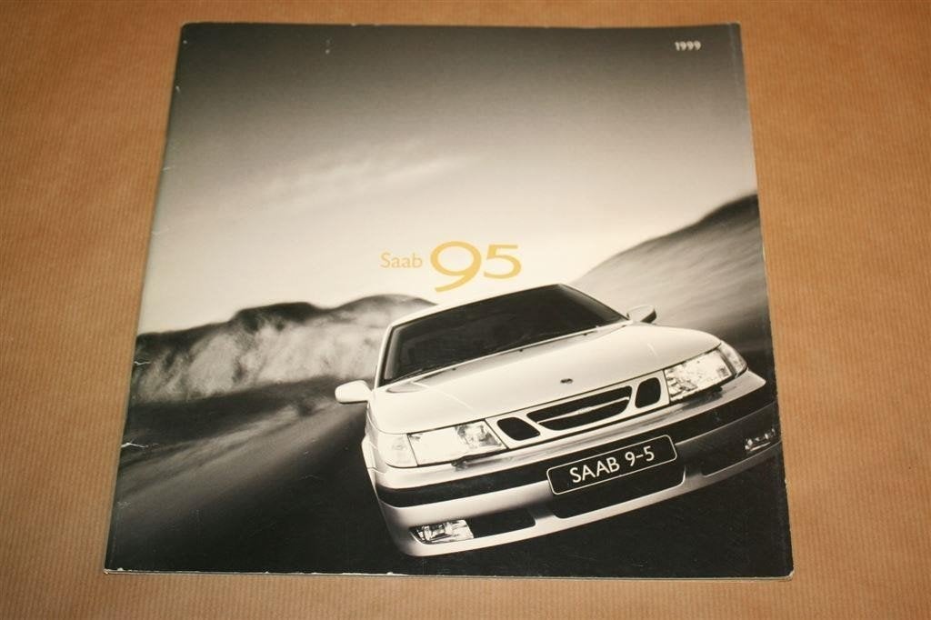 Brochure Saab 9-5 [1999] — Zeldzaam, Ophalen of Verzenden, Gelezen, Overige merken