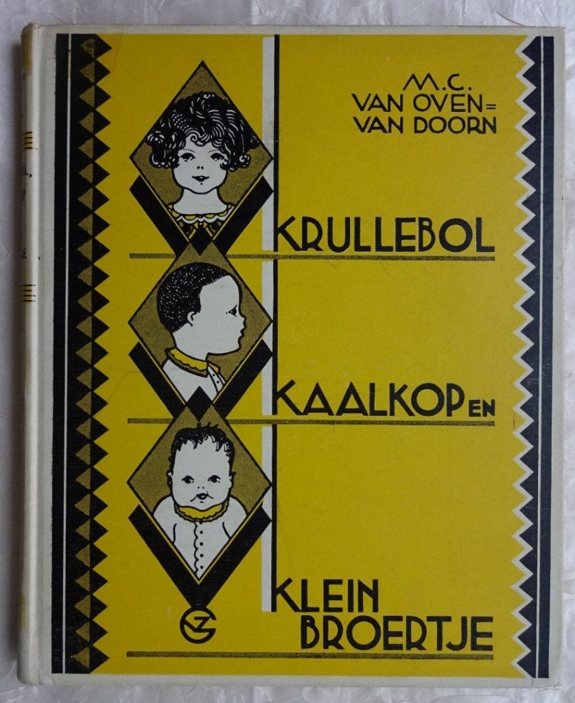 Krullebol,kaalkop en klein broertje M.C v. Oven 1E DRUK 1931, Ophalen of Verzenden