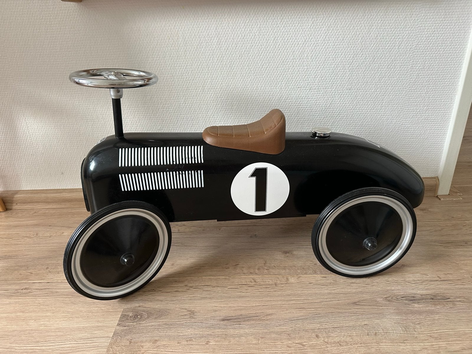 Retro Roller loopauto - Zwart, Ophalen, Zo goed als nieuw, Loopvoertuig