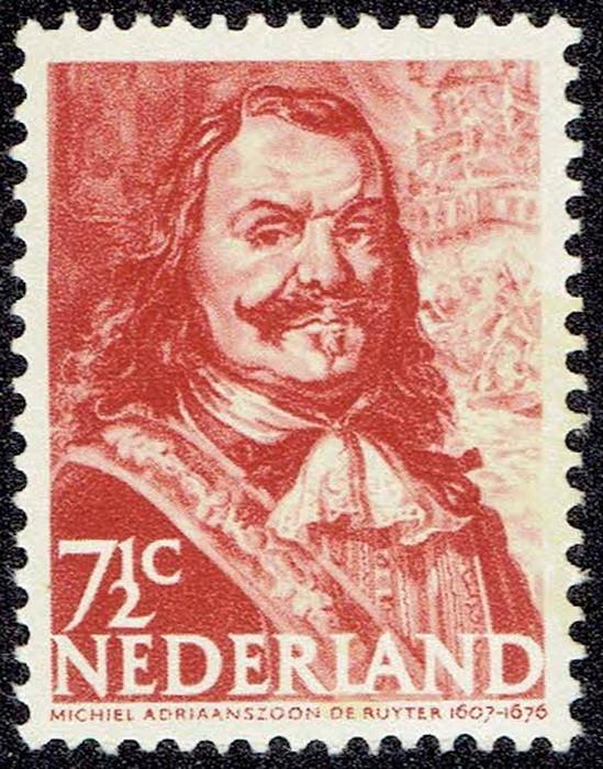 Nederland 1943, zeehelden, 7½ cent., Postzegels en Munten, Postzegels | Nederland, Verzenden, Na 1940, Postfris