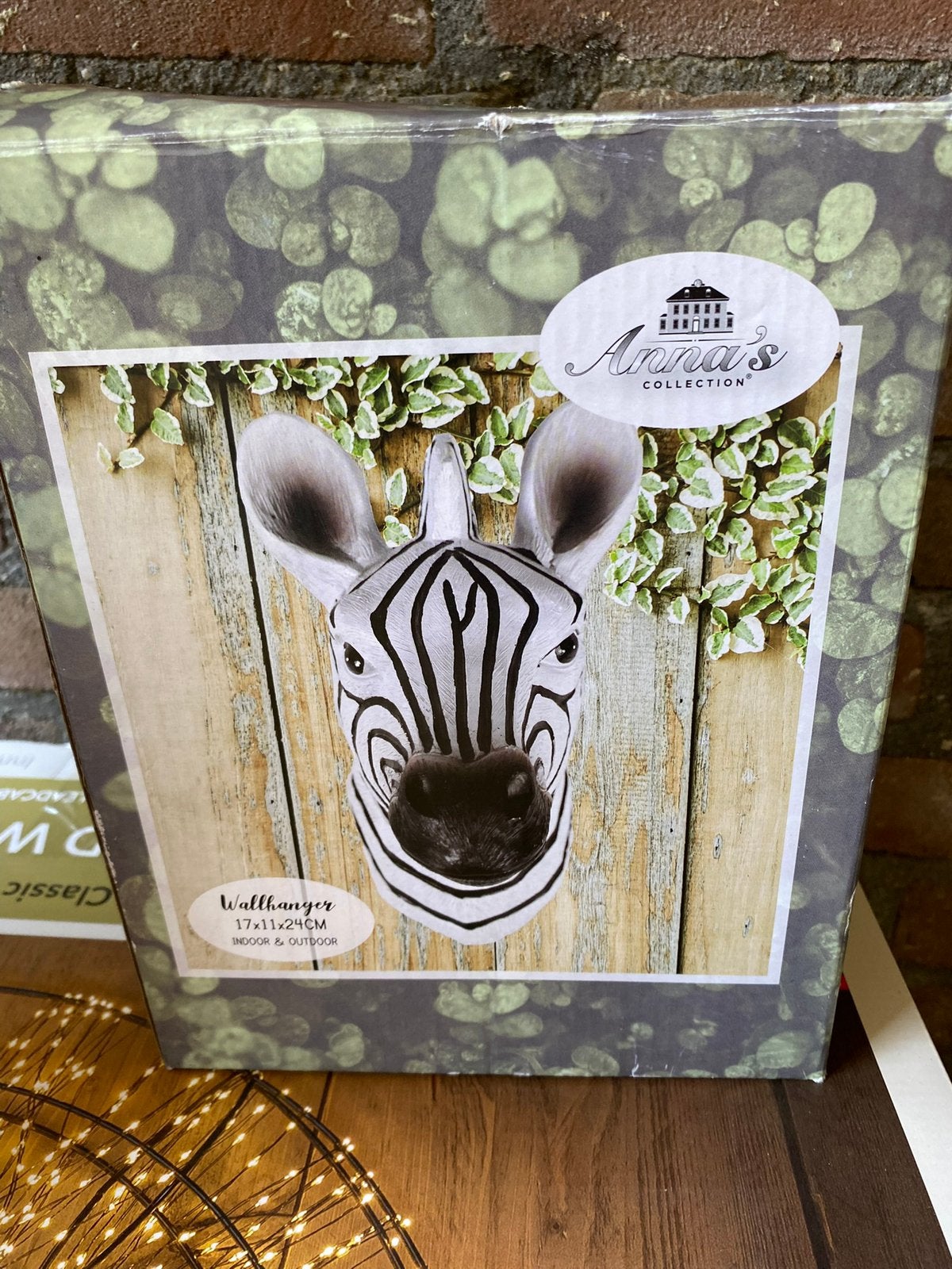 Zebra kop decoratie, Ophalen of Verzenden, Nieuw