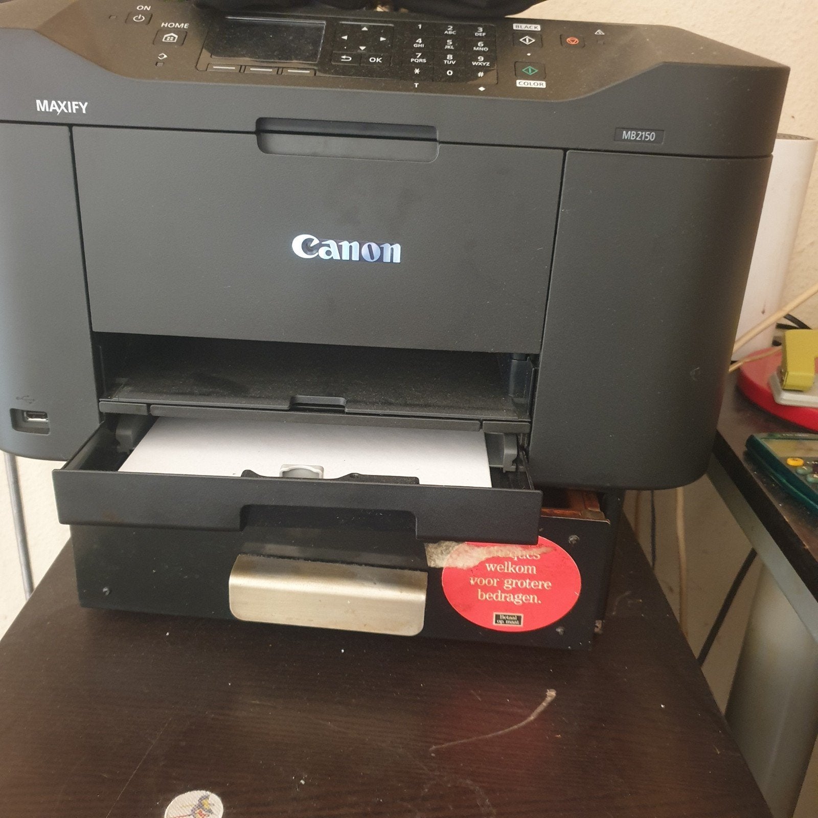 Canon MAXIFY MB2150 All-in-One Printer met cartridges, Kleur printen, Canon, Inkjetprinter, All-in-one