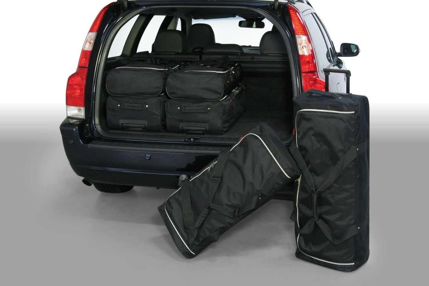Carbags reistassen set voor Volvo V70 - XC70 (2000-2007), Ophalen, 30 cm of meer, Gebruikt, Zwart