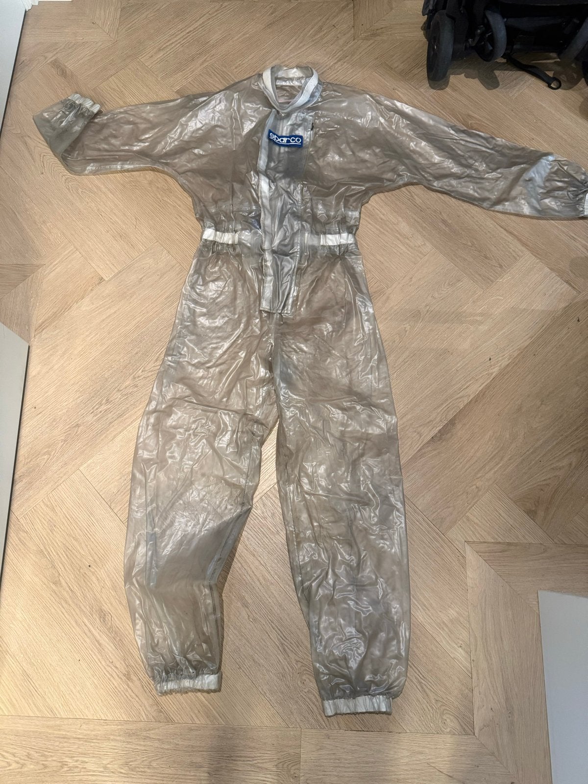 Kinder kart regenoveralls en Sparco handschoenen, Ophalen of Verzenden, Tweedehands, Kinderen, Overall