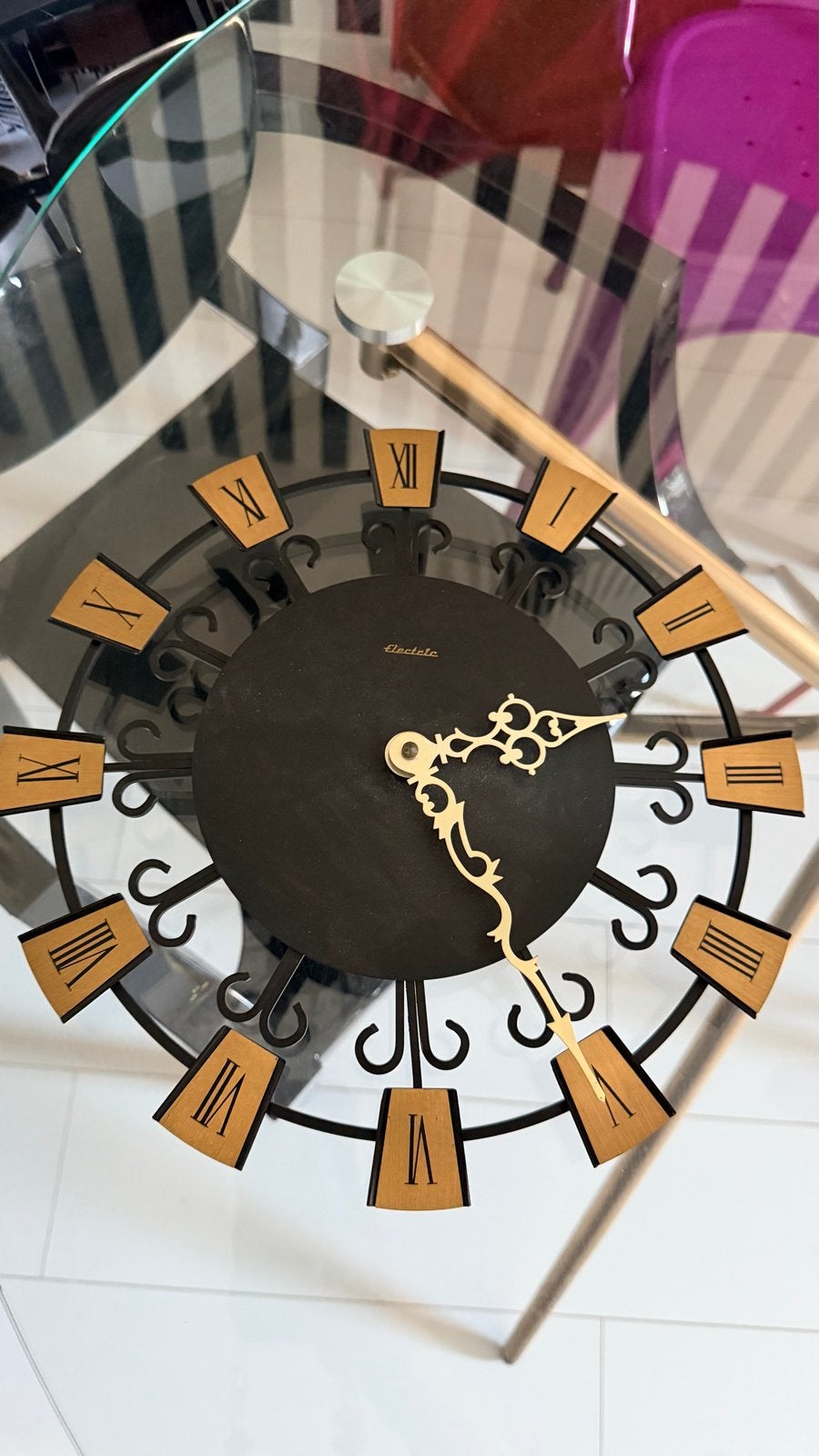 Mooie vintage klok van Declercq te koop in Alkmaar, Ophalen