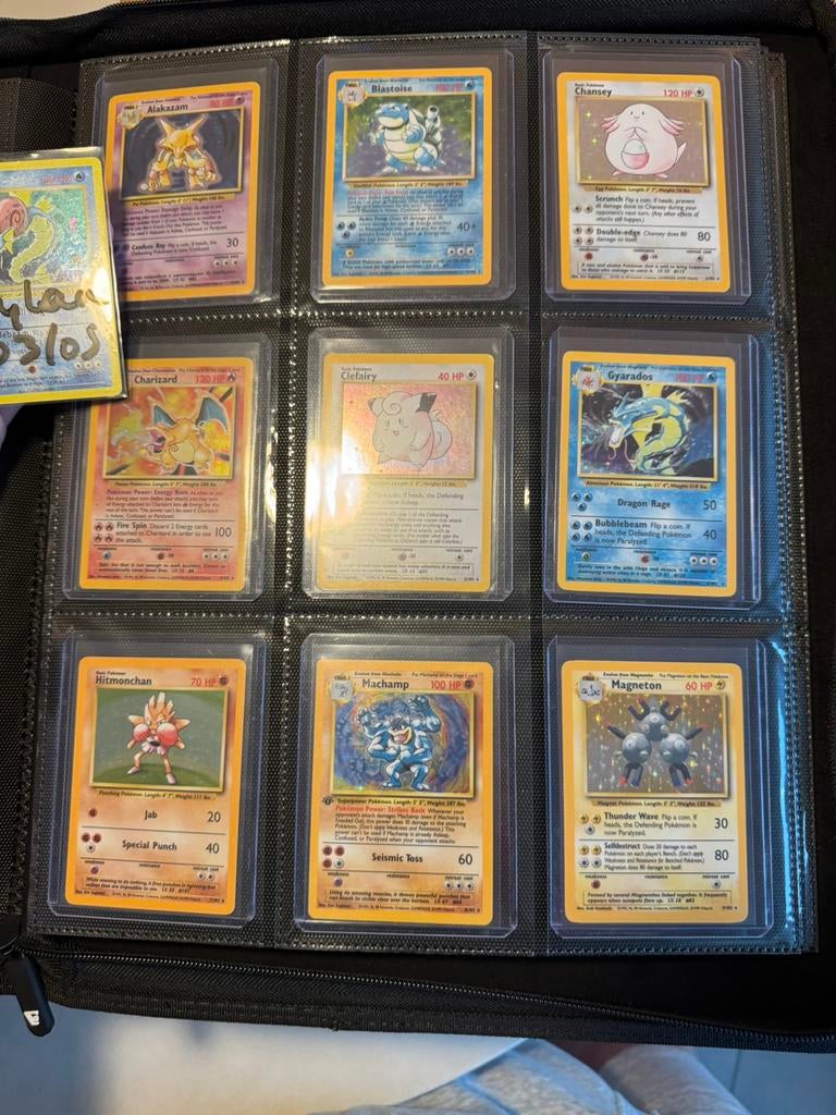 Pokémon Base Set, Jungle Set en Fossil Set in Near Mint, Ophalen of Verzenden, Zo goed als nieuw, Meerdere kaarten