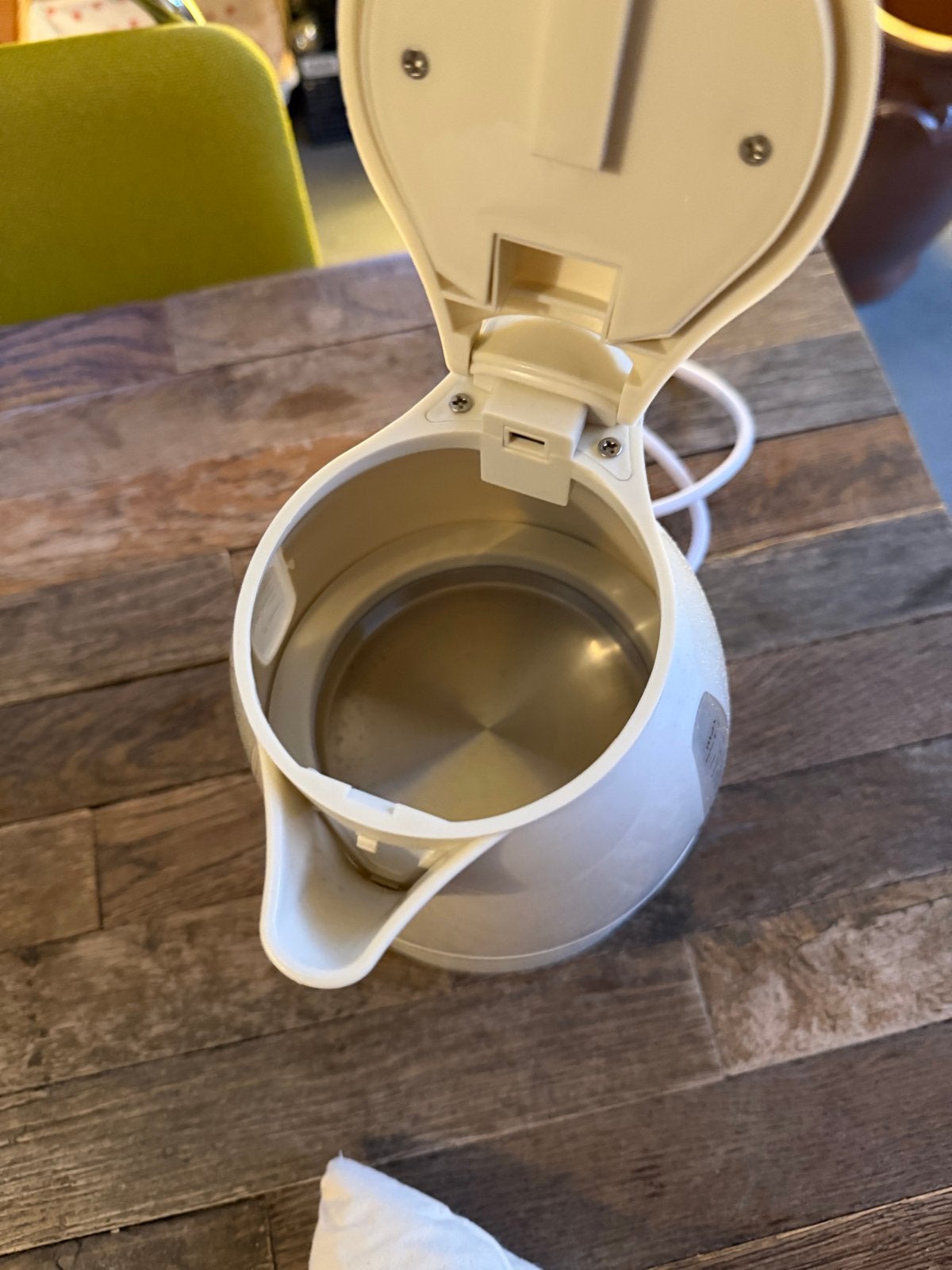 Alpina waterkoker - Wit - 1.2 liter, 1 tot 2 liter, Ophalen, Zo goed als nieuw