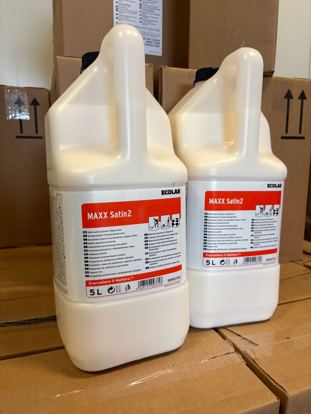 Rest partij polymeer - vloerwas ecolab maxx satin 2, Huis en Inrichting, Ophalen of Verzenden