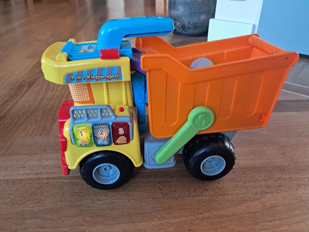 VTech 2 in 1 kiepwagen, Ophalen, Zo goed als nieuw