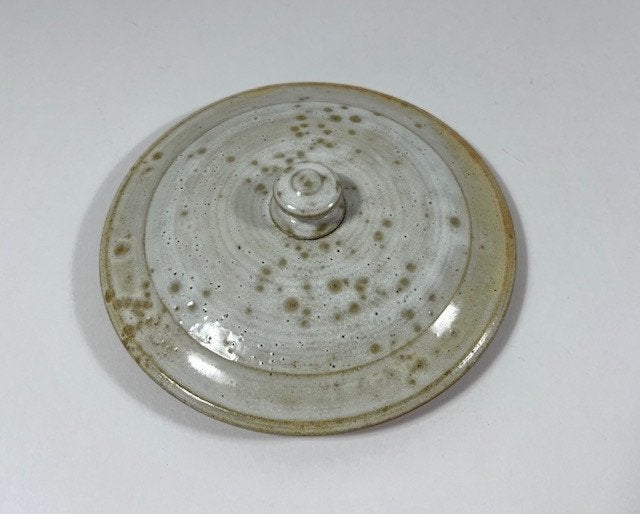 Vintage Franse keramische pot met deksel, Antiek en Kunst, Antiek | Keramiek en Aardewerk, Ophalen of Verzenden