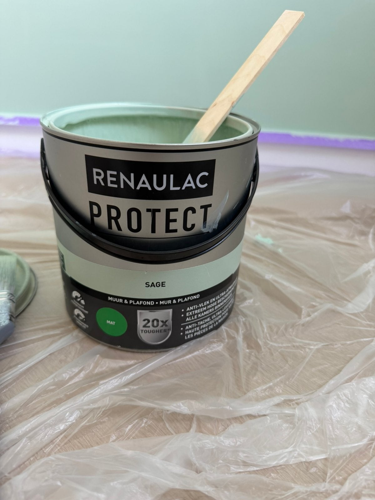 Renaulac Protect SAGE muurverf plafondverf, Ophalen, Nieuw