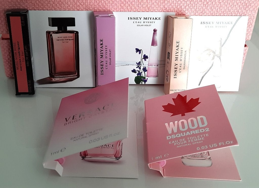 Diverse parfum proefjes samples, Verzamelen, Verzenden, Nieuw, Proef of Tester, Gevuld