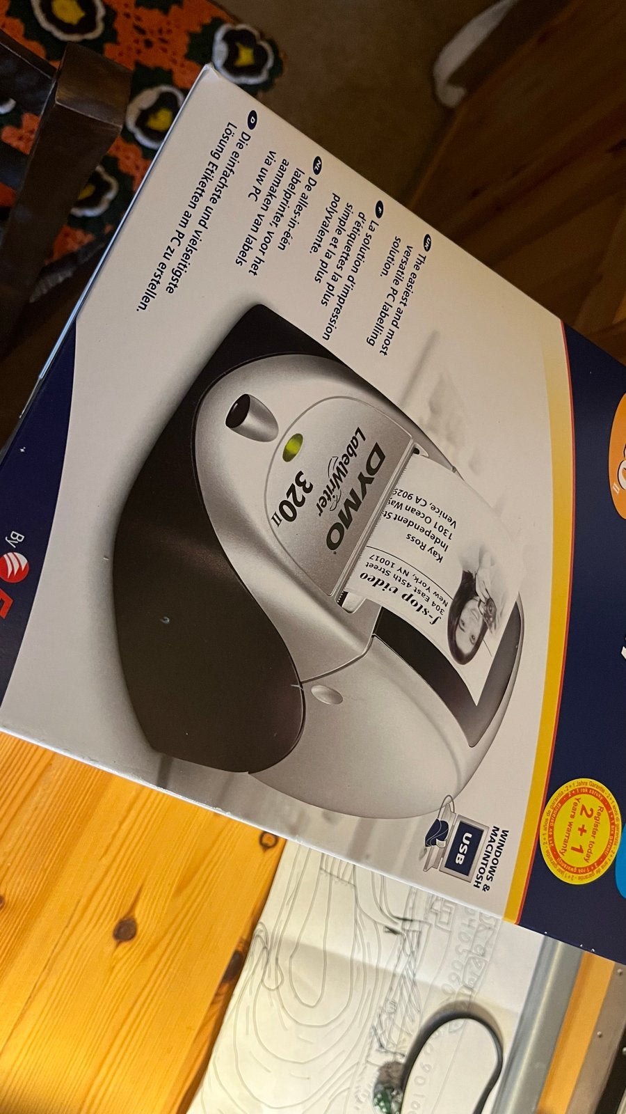 DYMO LabelWriter 320 - Nieuwstaat, Zwart-en-wit printen, Printer, Ophalen of Verzenden, Zo goed als nieuw